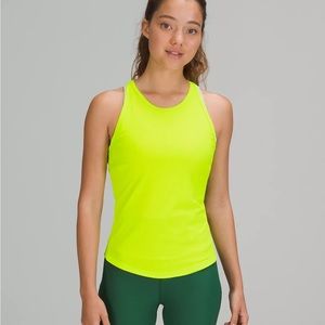 Lululemon Swiftly Tech racer back tank size 10 highlight yellow